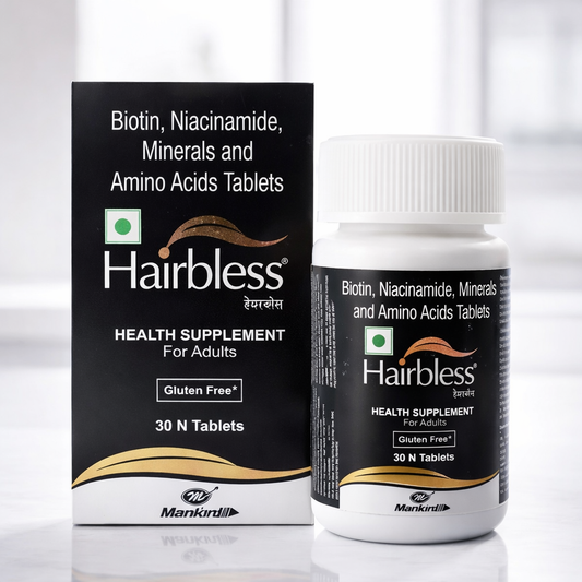 Hairbless Tablets Bottel (30 Tab)