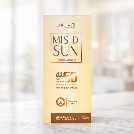Mis D Sun Tinted Sunscreen SPF 50 PA+++ 50G